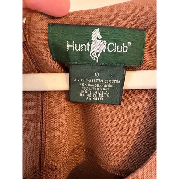 Vintage Y2K 90s Women Sleeveless Dark Academia Brown Button Midi Sheath Dress 10 - Picture 6 of 6